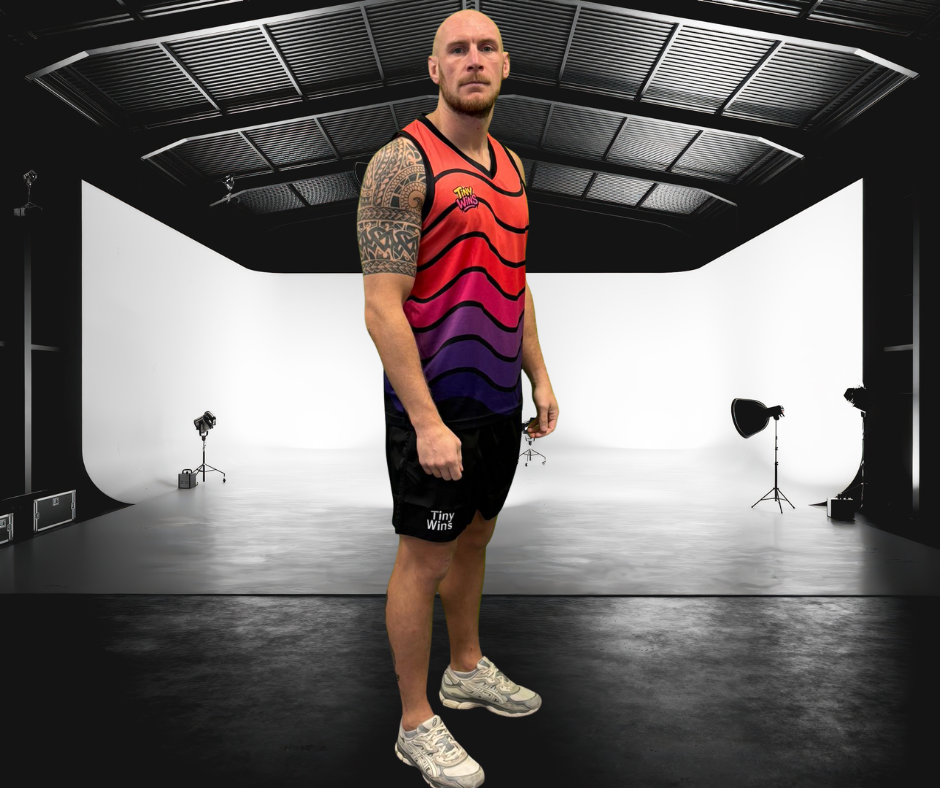 Tiny Wins Performance Vest – Sunset Wave