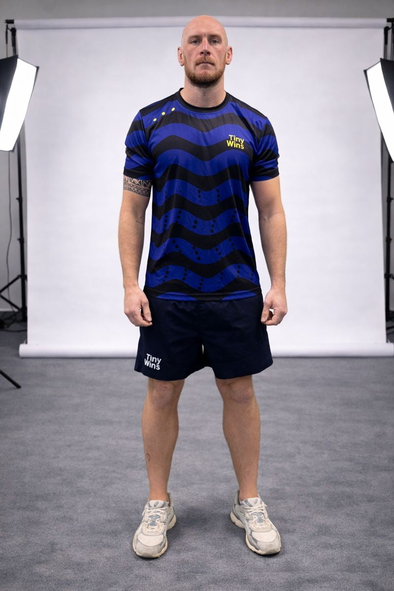 Tiny Wins Zipped Performance Shorts