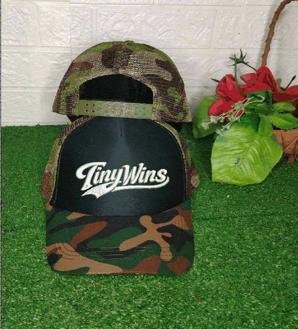 Tiny Wins Camo Trucker Cap