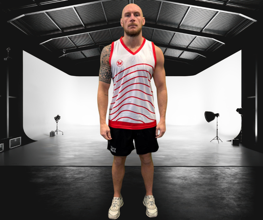 Tiny Wins Performance Vest – Mono Wave