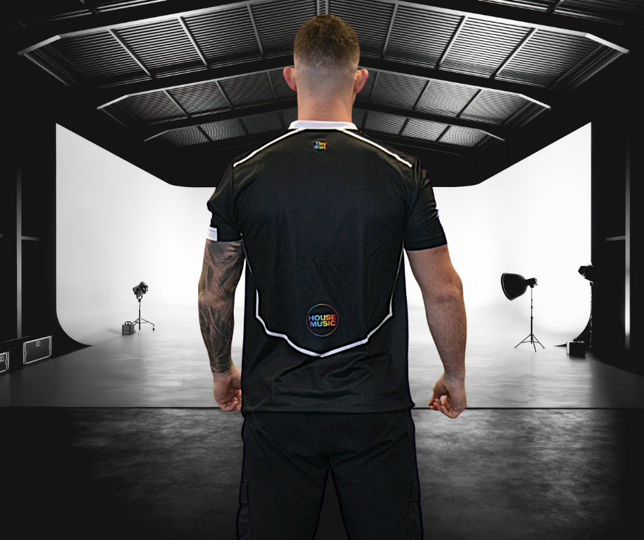 House Music Performance Shirt – Black Edition