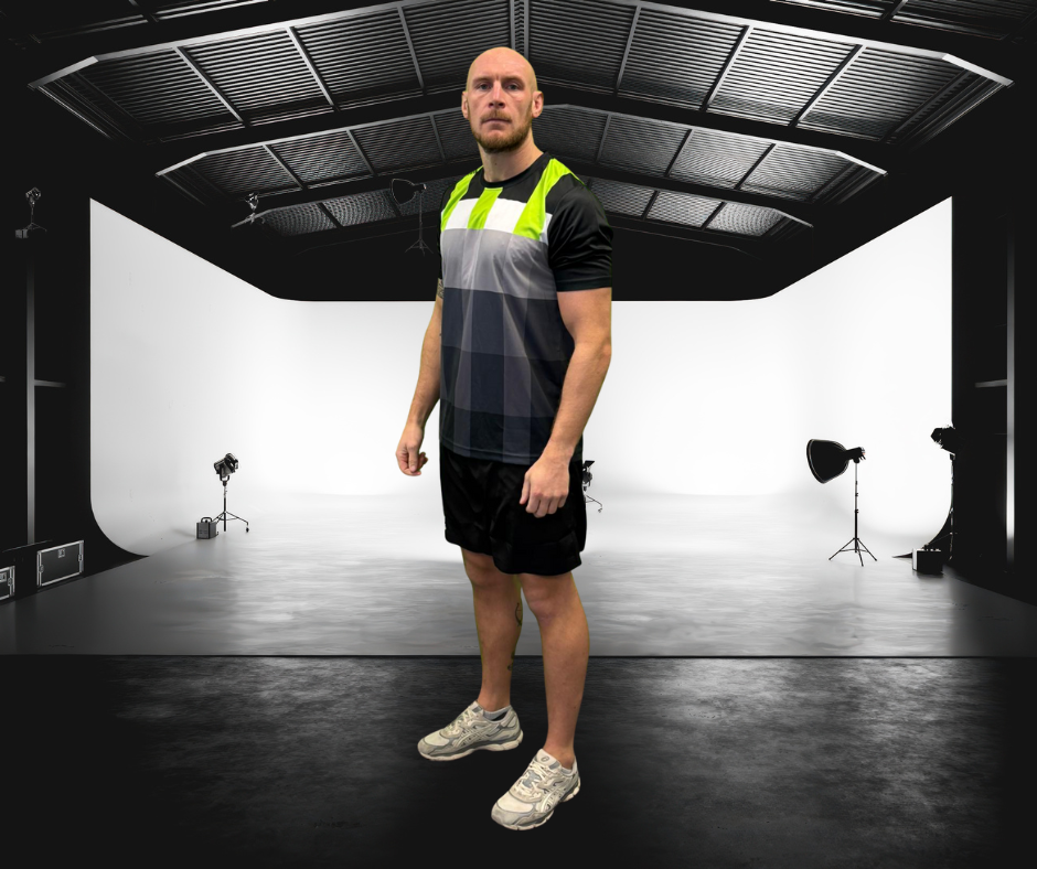 Tiny Wins Tech T-Shirt – Neon Grid