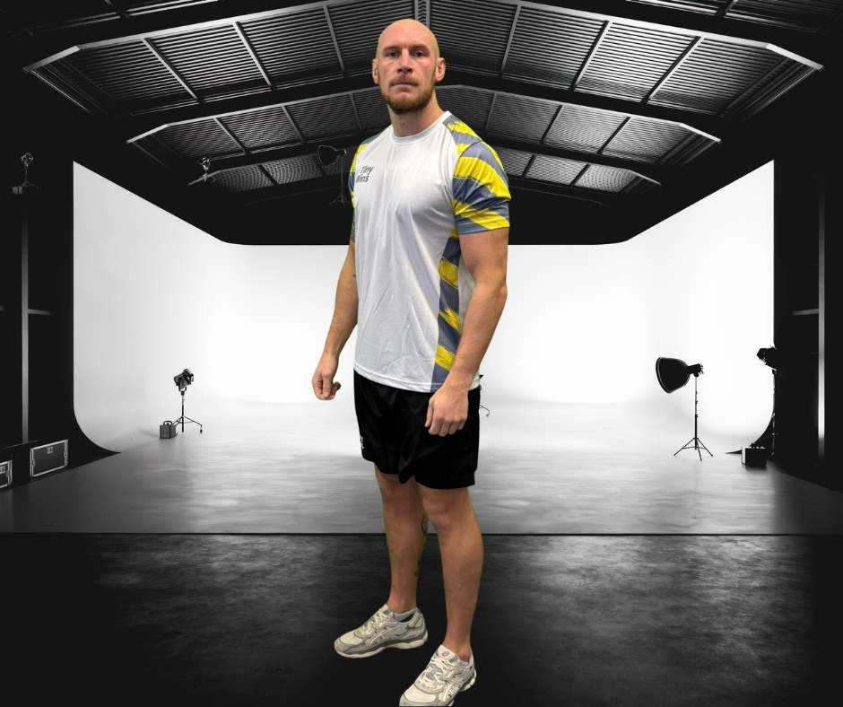 Tiny Wins Tech T-Shirt – White Neon Edge