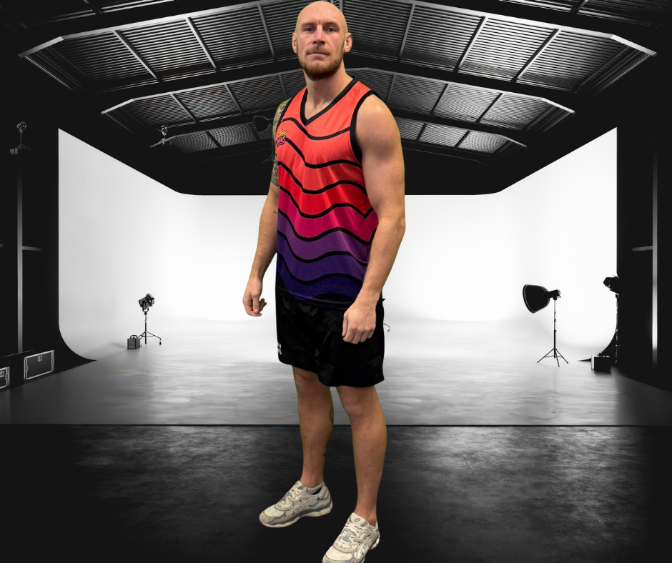 Tiny Wins Performance Vest – Sunset Wave