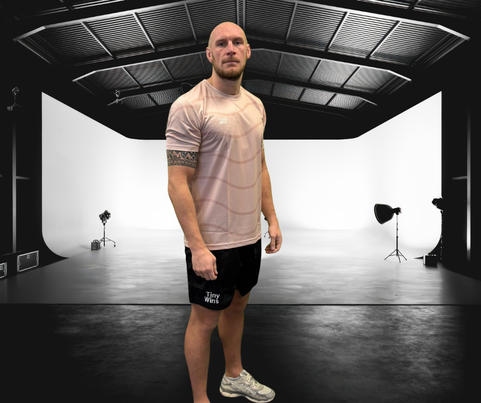 Tiny Wins Performance Tech T-Shirt – Soft Blush