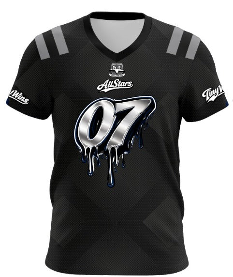 Tiny Wins Rugby League All Stars Shirt – Black Edition
